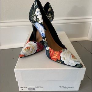 Halogen floral pumps, size 7